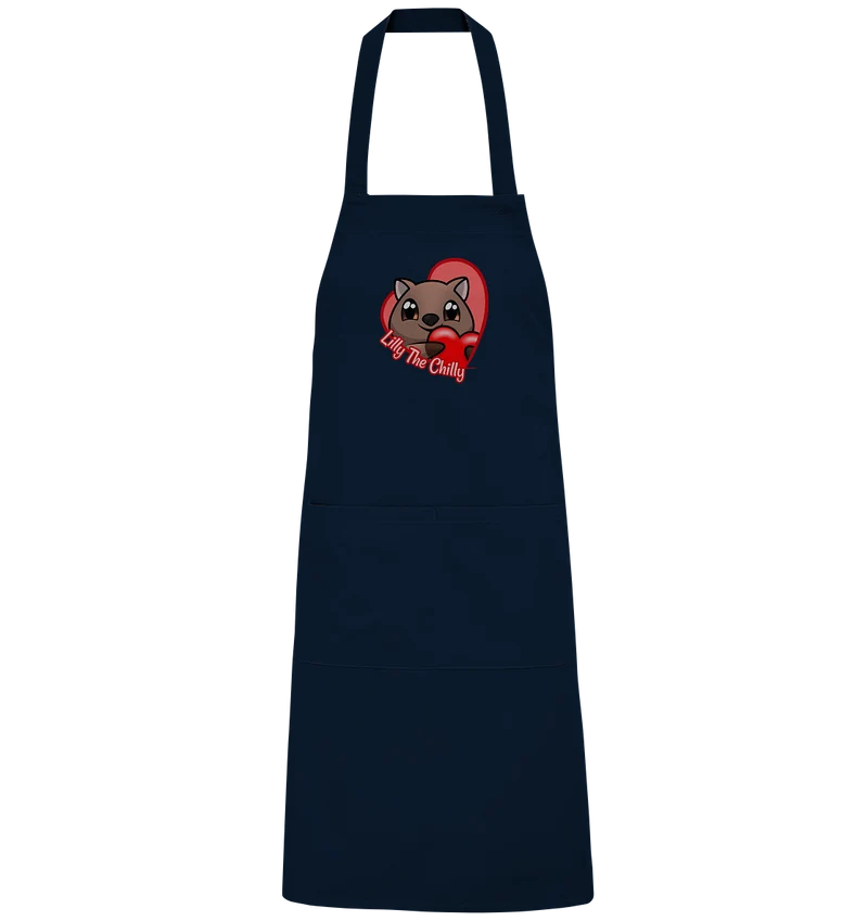 LillyTheChilly Heart - Organic Grillschürze