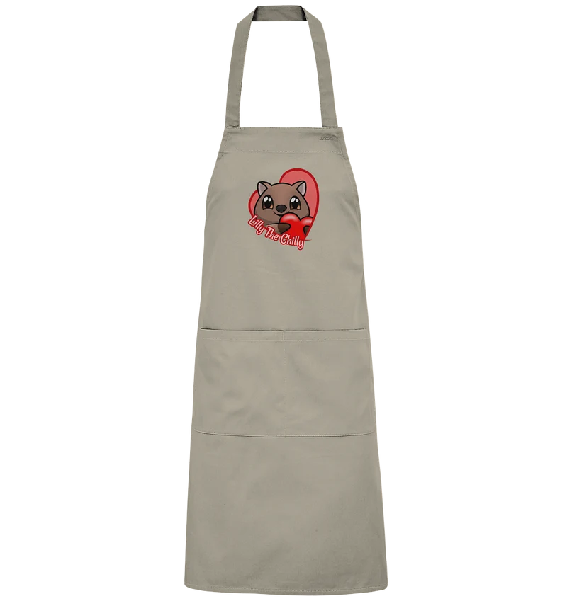 LillyTheChilly Heart - Organic Grillschürze