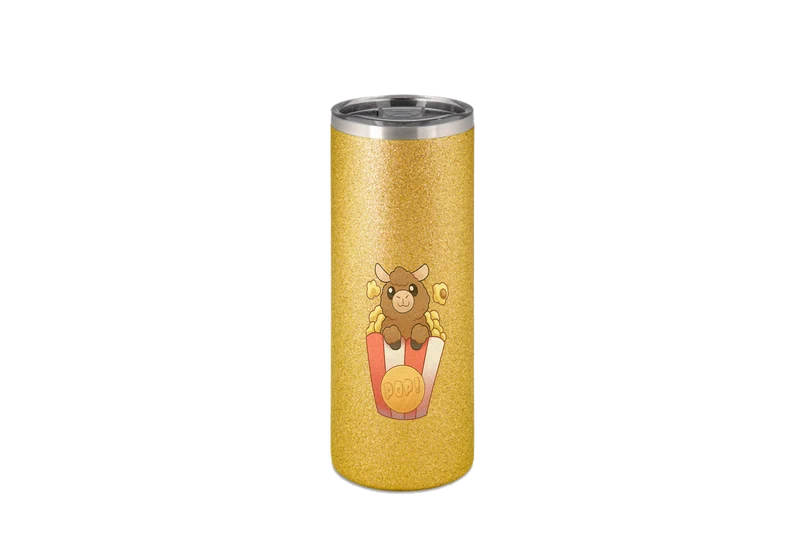 FlauschigTV Popcorn - Edelstahl Thermoflaschen / Thermobecher
