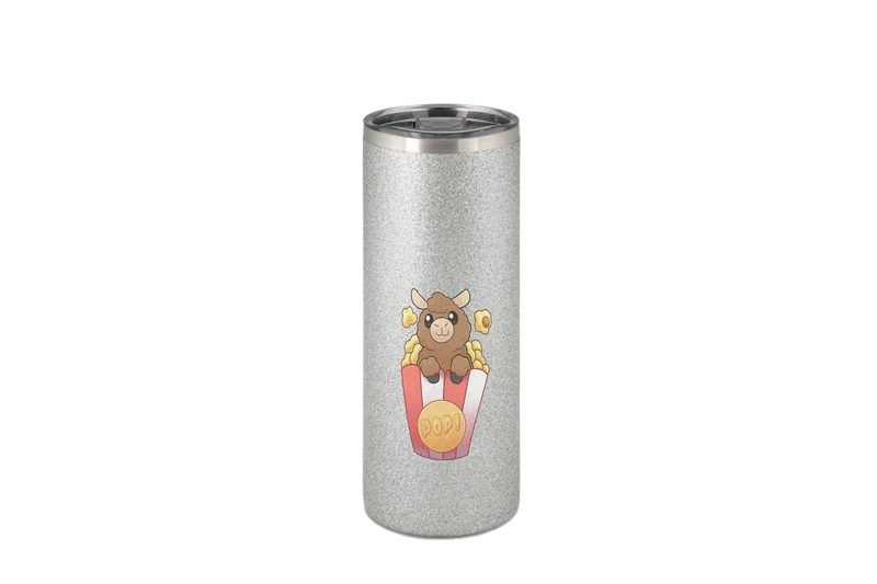 FlauschigTV Popcorn - Edelstahl Thermoflaschen / Thermobecher