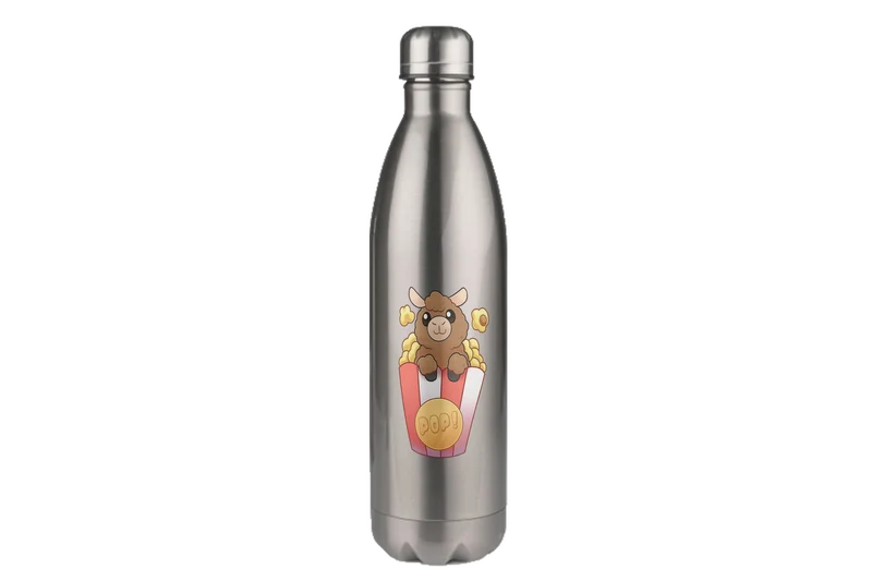 FlauschigTV Popcorn - Edelstahl Thermoflaschen / Thermobecher