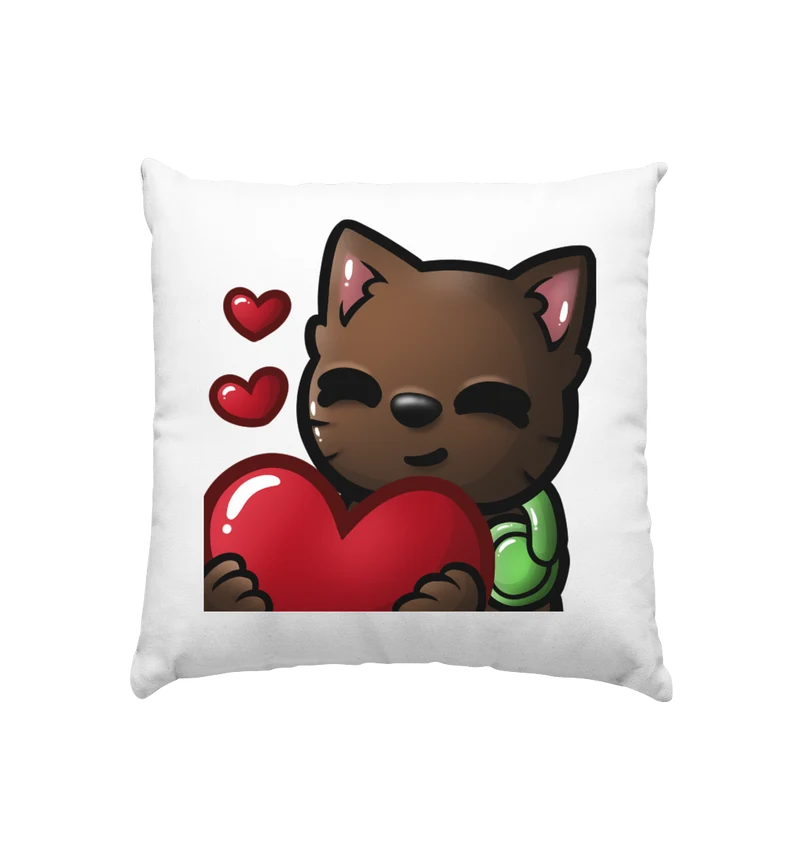 KykyNeko Love - Kissen 40x40cm