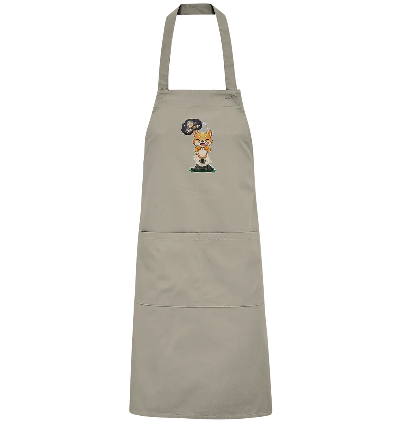 FeineKatze Shiba Astronaut - Organic Grillschürze