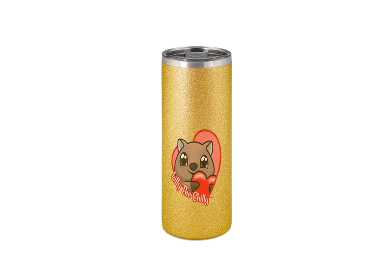 LillyTheChilly Heart - Edelstahl Thermoflaschen / Thermobecher