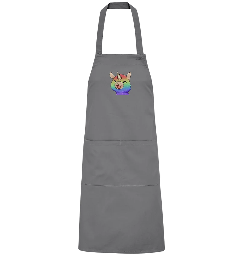 FlauschigTV Rainbow - Organic Grillschürze