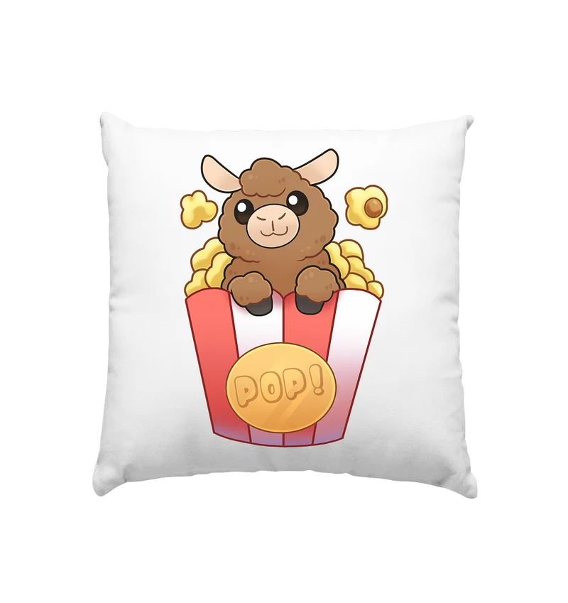 FlauschigTV Popcorn - Kissen 40x40cm