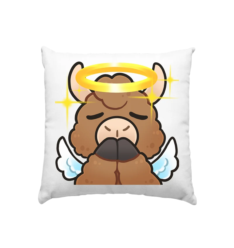 FlauschigTV Angel - Kissen 40x40cm