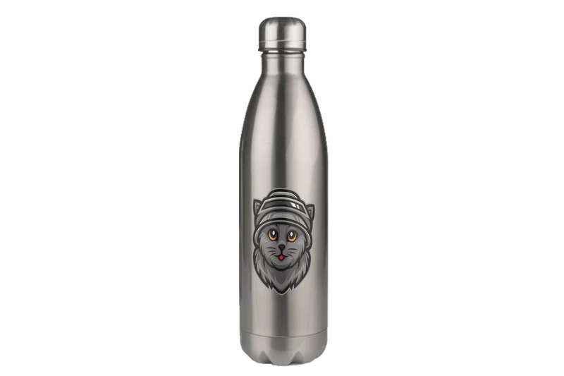 Hachiko CuteCat - Edelstahl Thermoflaschen / Thermobecher